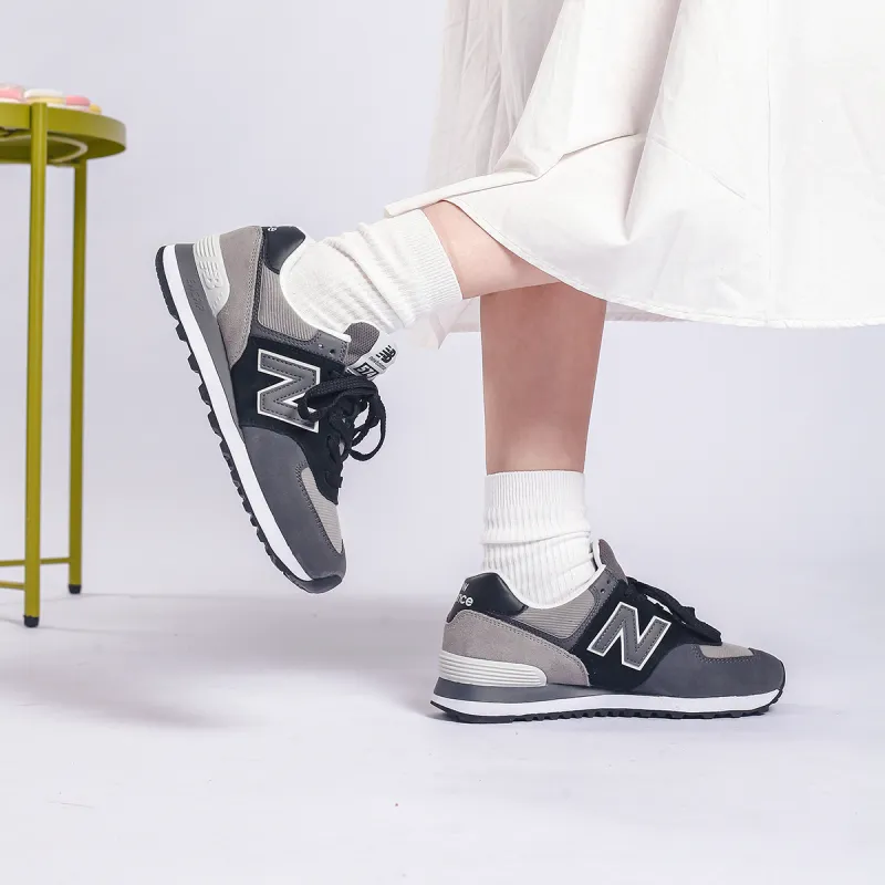 New Balance 574 Grey Black Women's-4