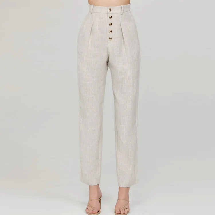 ACLER Casual Pants Women's Ecru-5