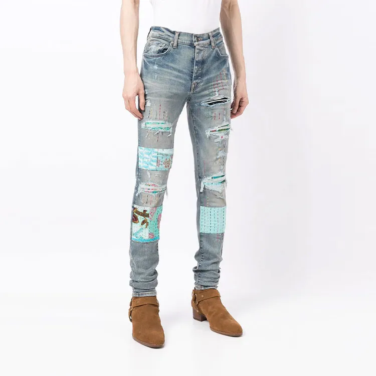 AMIRI Quilted Artpatch Jean-3