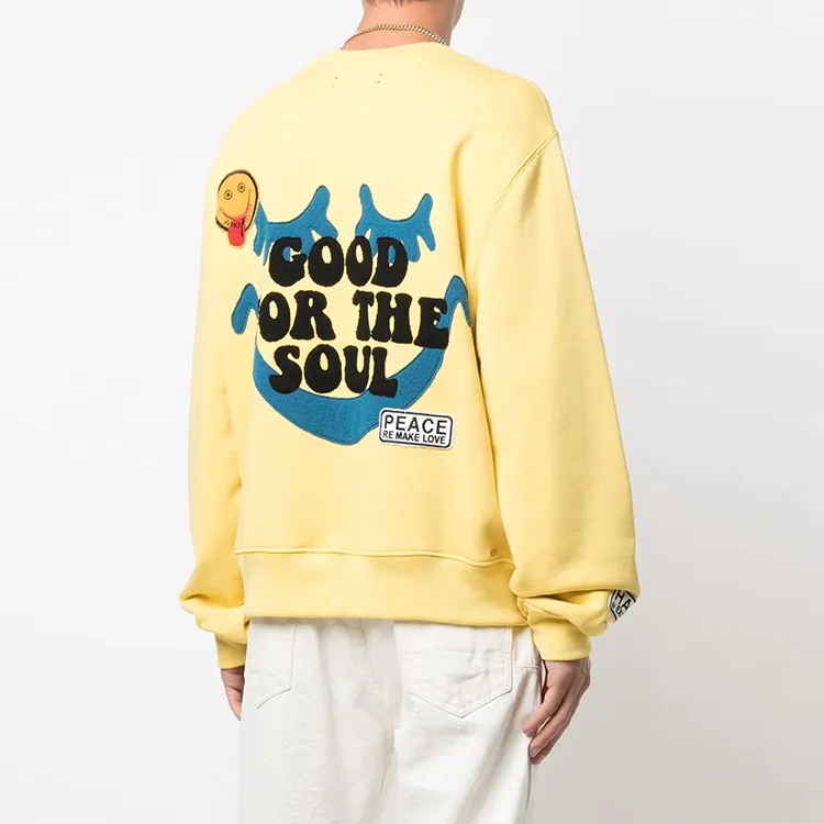 AMIRI Sweatshirts Men Yellow-2