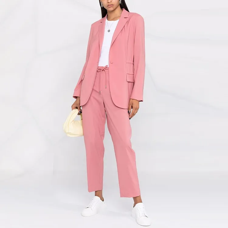 THEORY Casual Pants Women's Pink-2