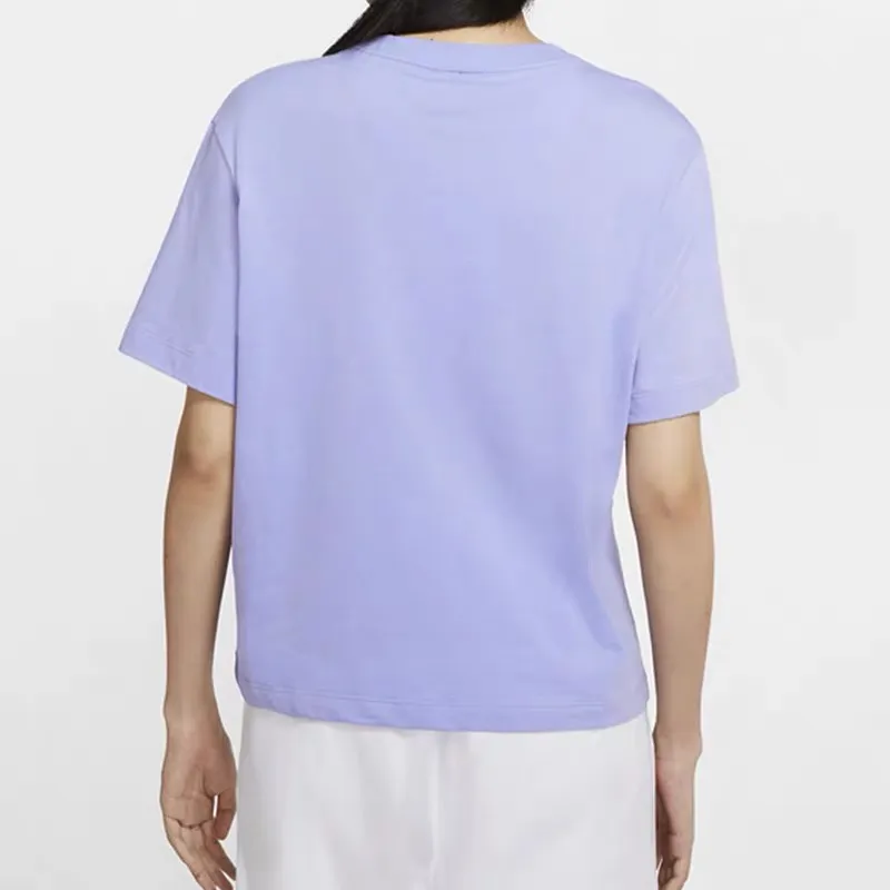 Nike Set in Sleeve T Shirt Women's Light Purple-4