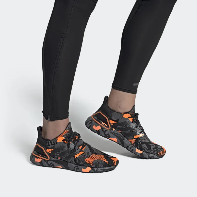 Adidas Ultra Boost 20 Geometric Pack Black Signal Orange-6