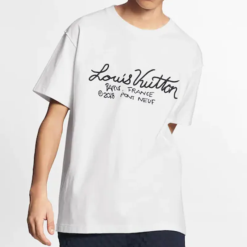 LOUIS VUITTON T Shirt Men's White-2