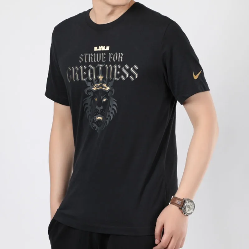Nike T Shirts Men Black-4