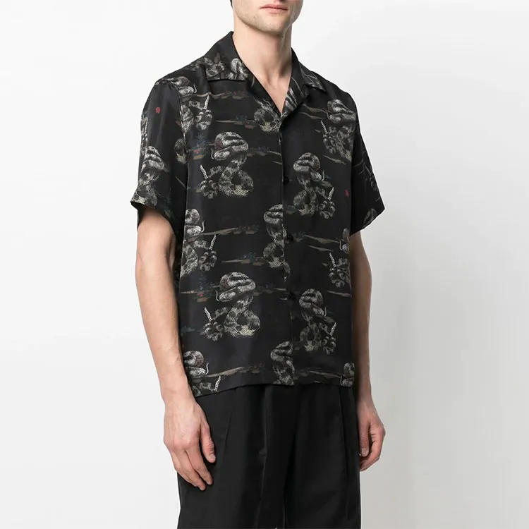 AMIRI Snake Silk Shirt-1