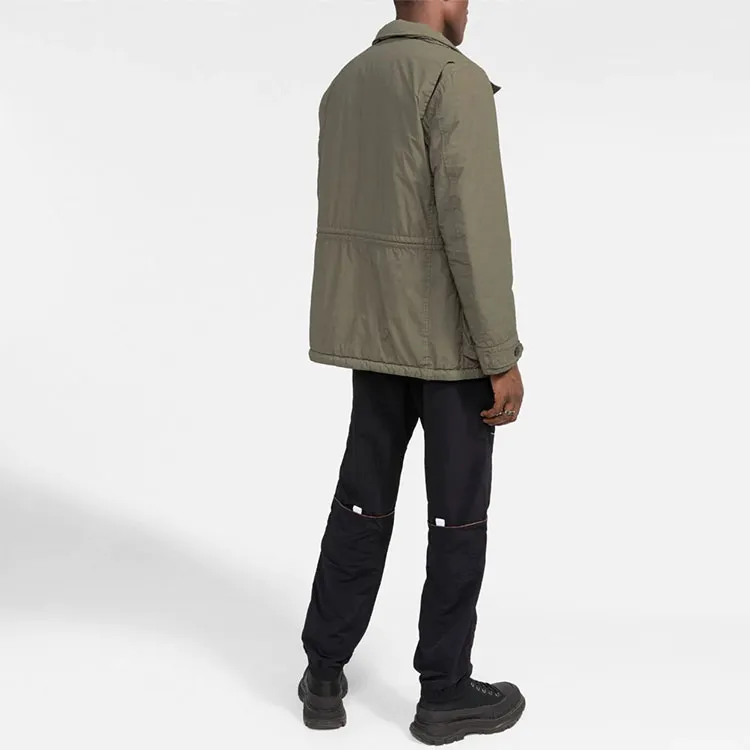 STONE ISLAND Jackets Men Lime Gray-2