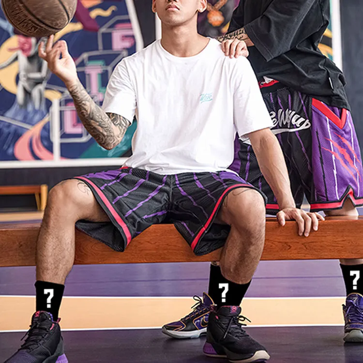 Uzis X Mitchell Ness Basketball Shorts Unisex Great Dragon-3