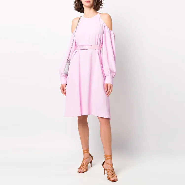 Stella McCartney Off-Shoulder Midi Dress-2