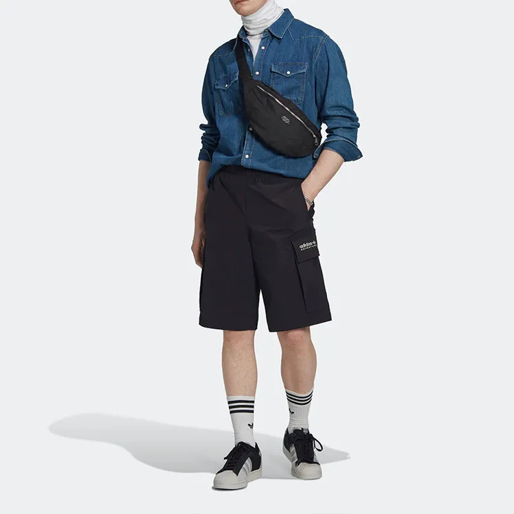 Adidas Originals ADVENTURE CARGO SHORTS Sports Shorts Men Black-1