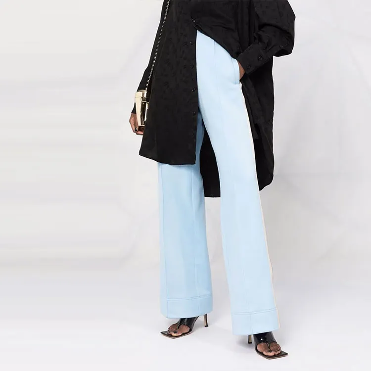PALM ANGELS Casual Pants Women's Blue-4
