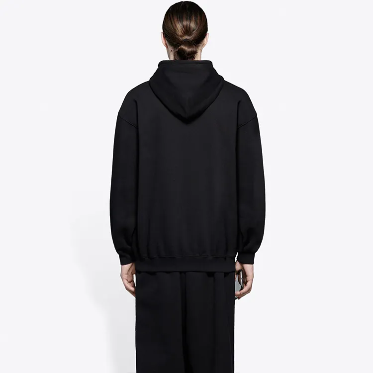 Balenciaga Sponsor Logo Medium Fit Hoodie-3