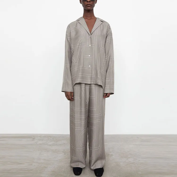 TOTEME Shirts Women's Gray-1