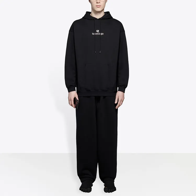 Balenciaga Sponsor Logo Medium Fit Hoodie-2