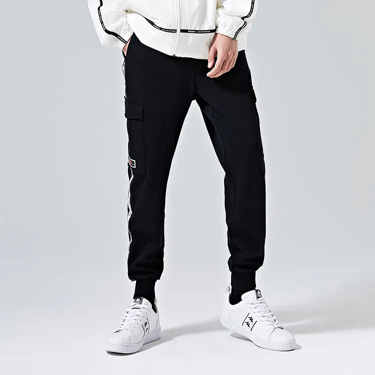 Kappa Casual Pants Men Black-3