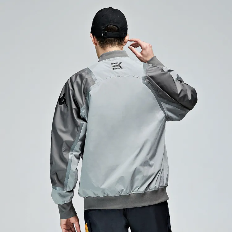 Kappa Jackets Men Gray-3