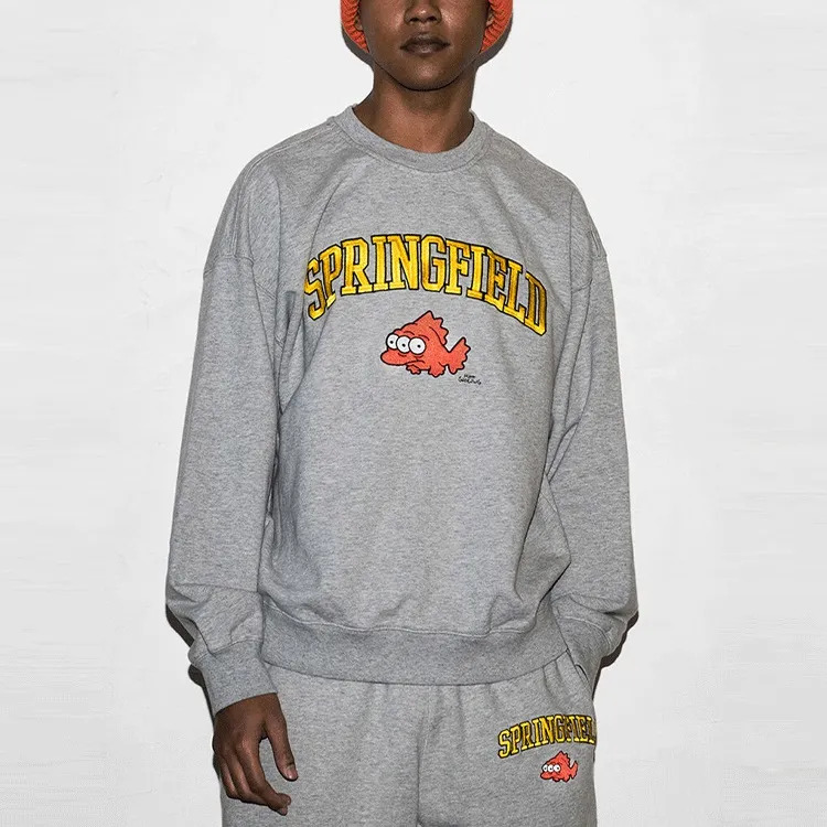 Levi's x THE SIMPSONS Sweatshirt Men's Gray-1