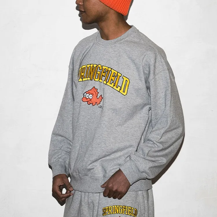 Levi's x THE SIMPSONS Sweatshirt Men's Gray-3