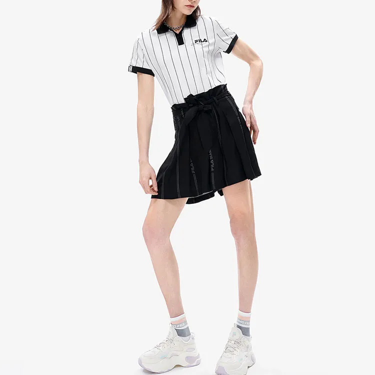 FILA FUSION Casual Short Skirts Women's Black-2