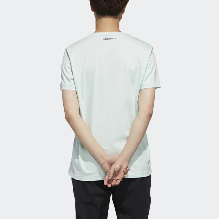 Adidas Neo Set-in Sleeve T-Shirt Men's Green-3