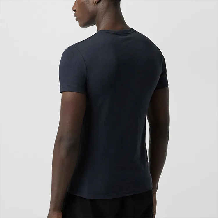 Burberry T Shirts Men Navy-3