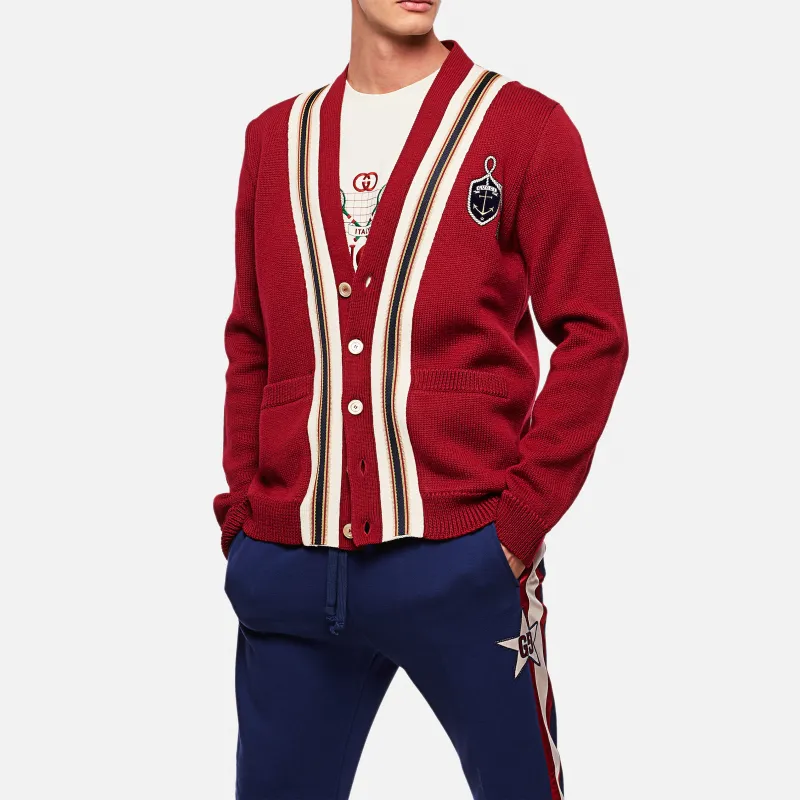 GUCCI Sweaters Men Red-3