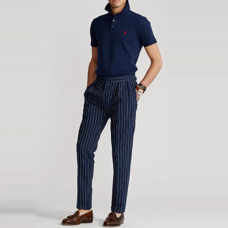 Polo Ralph Lauren Polo Shirts Men Navy Blue-1