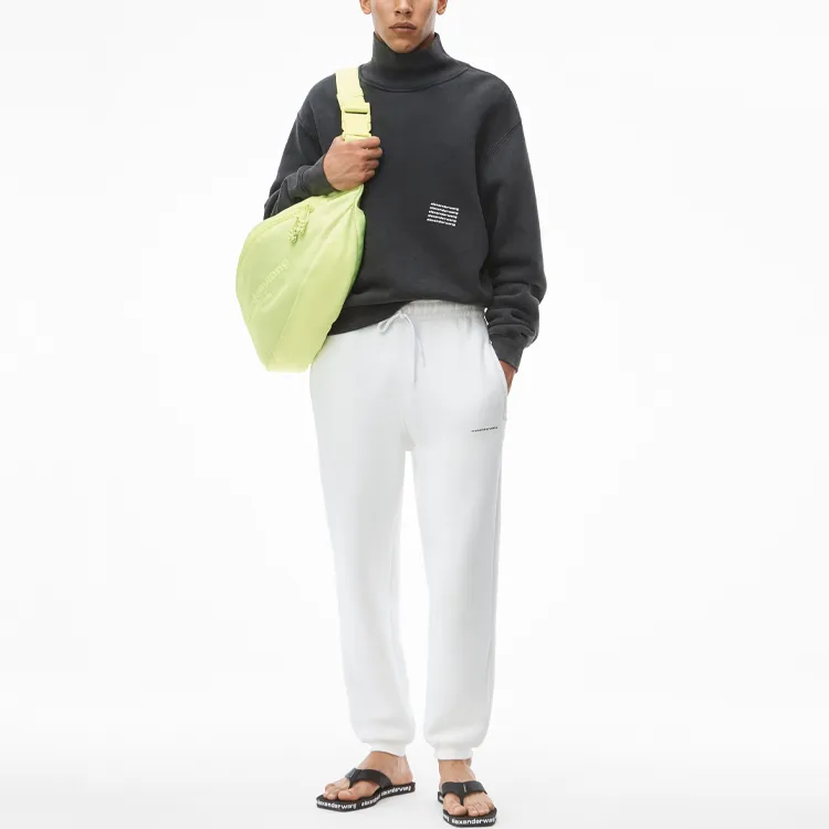 Alexander Wang Repeated Logo Rollneck Sweatshirt-2