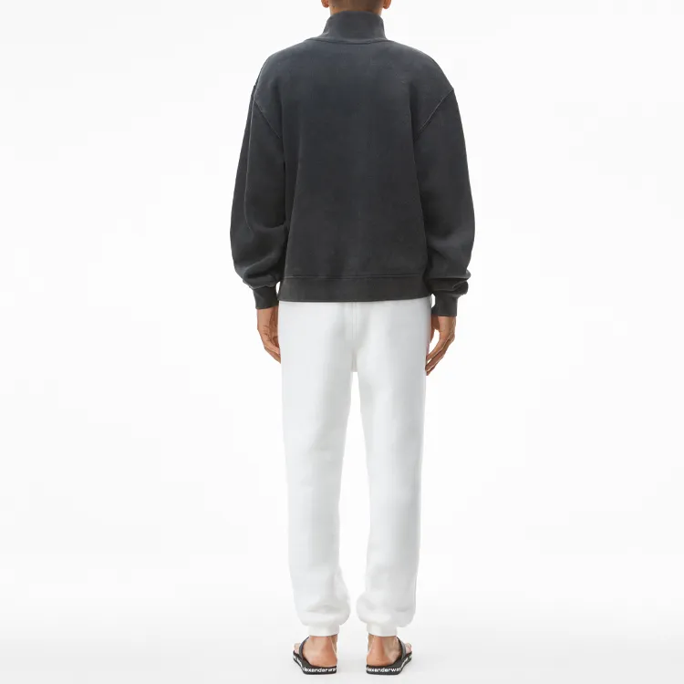 Alexander Wang Repeated Logo Rollneck Sweatshirt-3