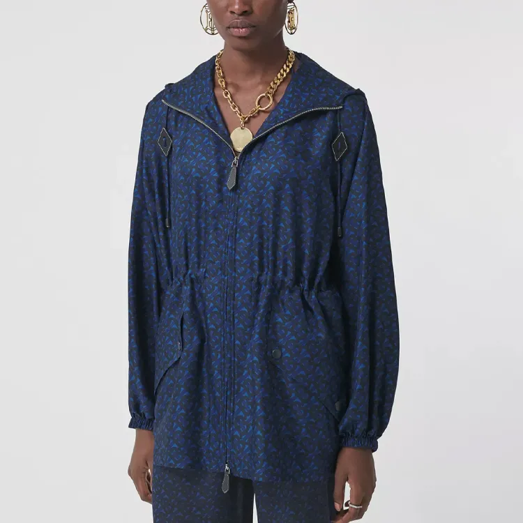Burberry Jackets Women's Blue-3
