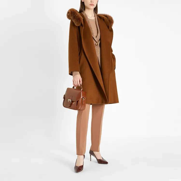 MaxMara Coats Women's Brown-3
