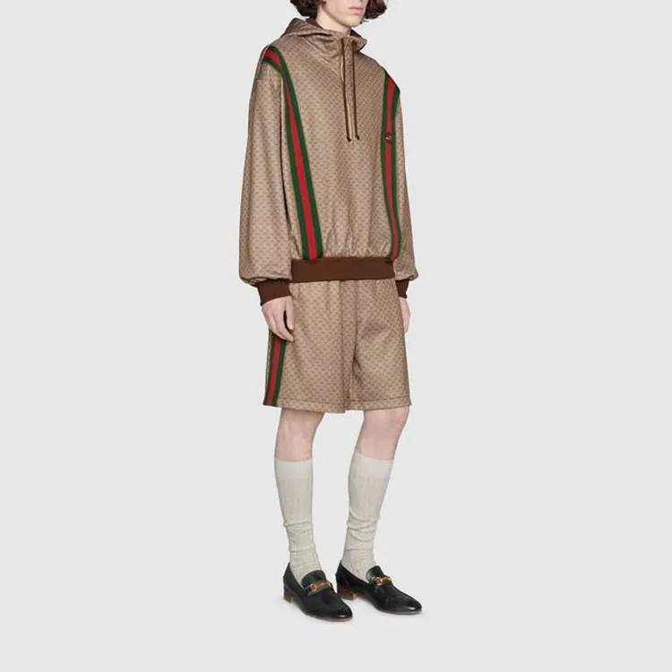 GUCCI Mini Gg Jersey Hooded Sweatshirt-1