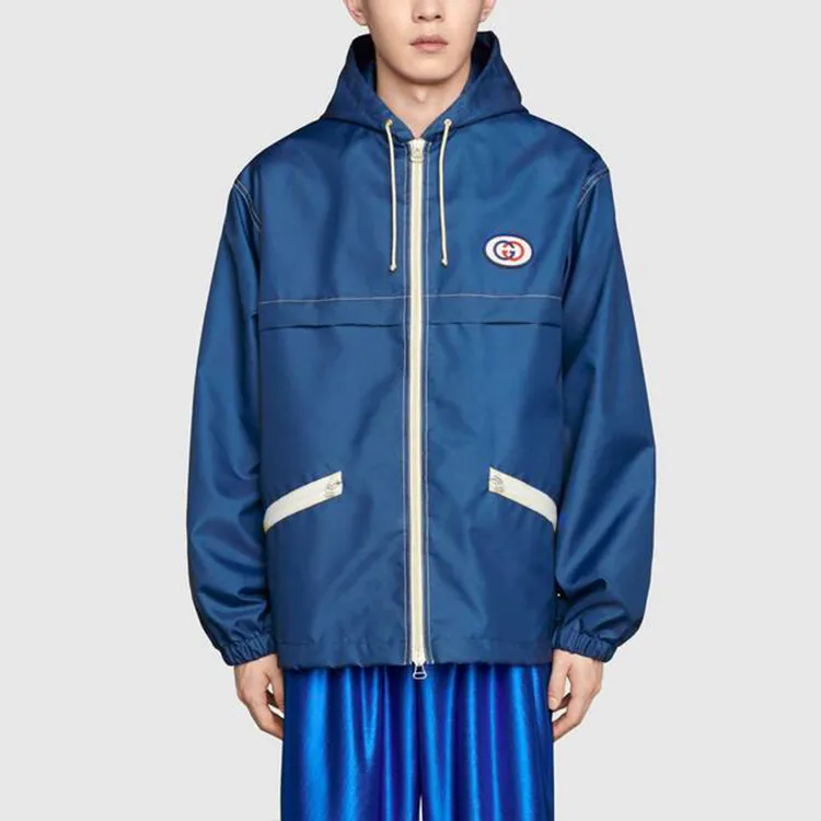GUCCI Jackets Men Blue-1