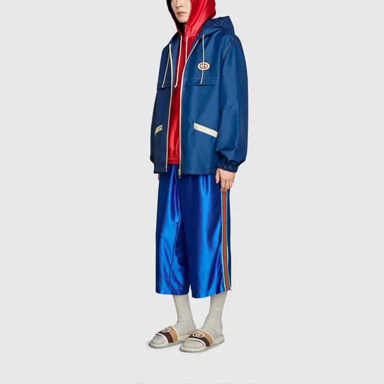 GUCCI Jackets Men Blue-3