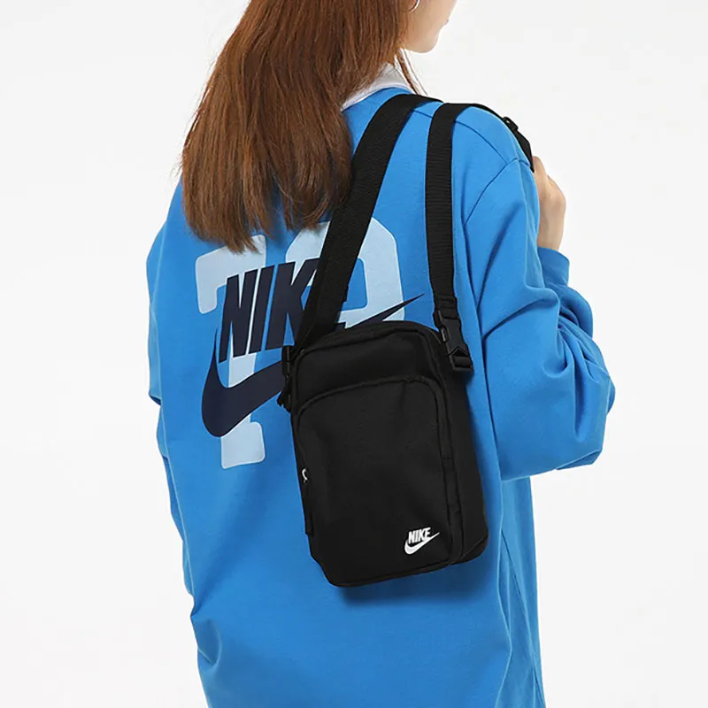 Nike Polyester Shoulder Bag Crossbody Bag Unisex Black-4
