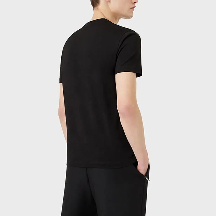 EMPORIO ARMANI T-Shirts Men Black-3