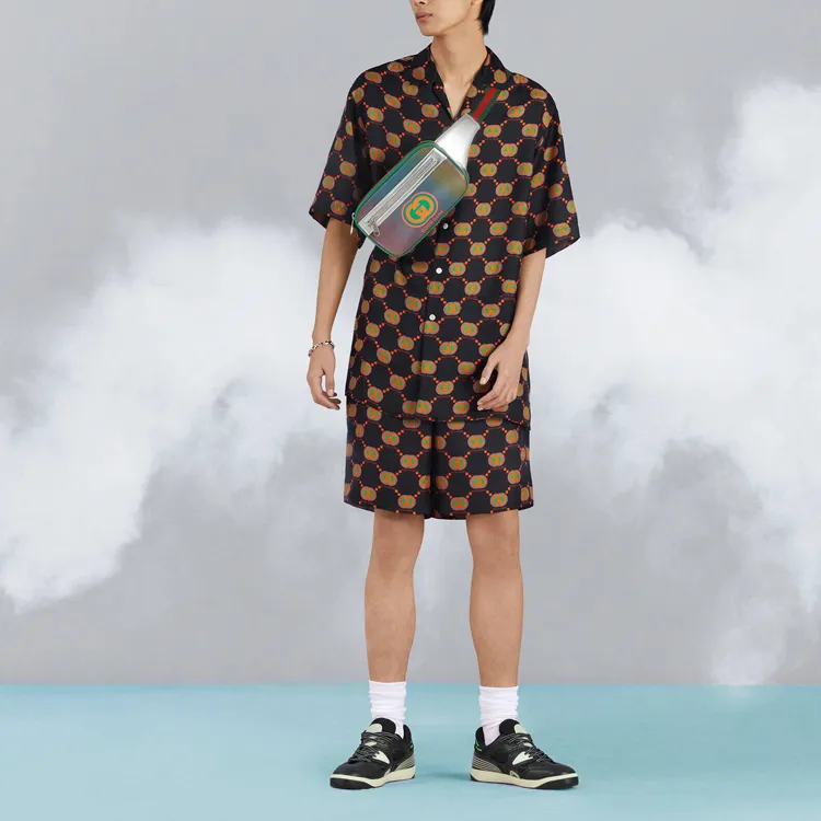 GUCCI Shirts Men Black-1