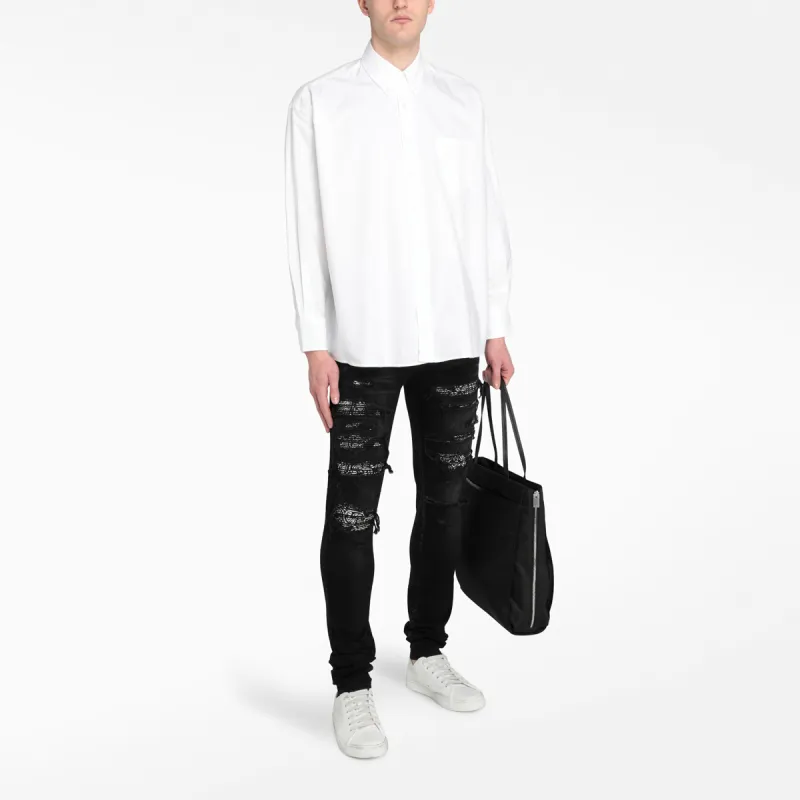 AMIRI Distressed Bandana Slim Fit Jeans-2
