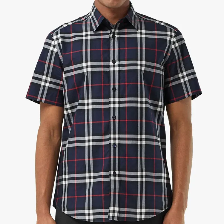 Burberry Check Print S/S Shirt-5