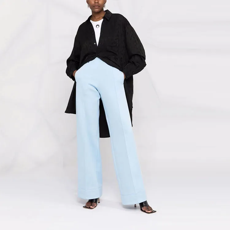 PALM ANGELS Casual Pants Women's Blue-1