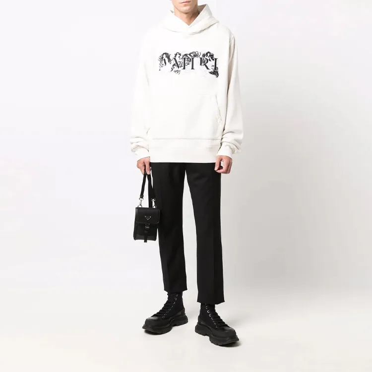AMIRI Ladies Logo Pullover Hoodie-1