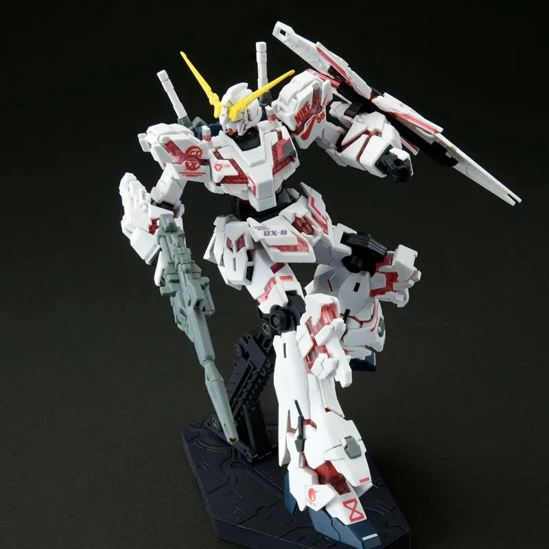 BANDAI HG Mobile Suit Gundam Unicorn NIKE Unicorn Gundam Unit 1 Destroy Mode Limited Product Model Kits 13cm-3