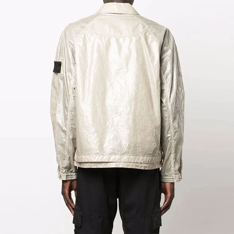 STONE ISLAND Jackets Men Beige-3