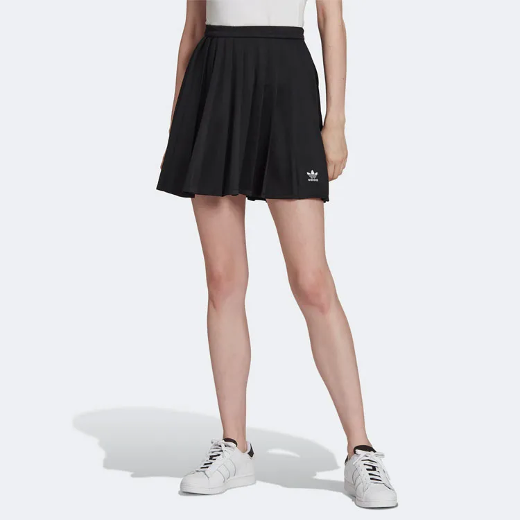 Adidas Originals Casual Short Skirts Women's Black-1