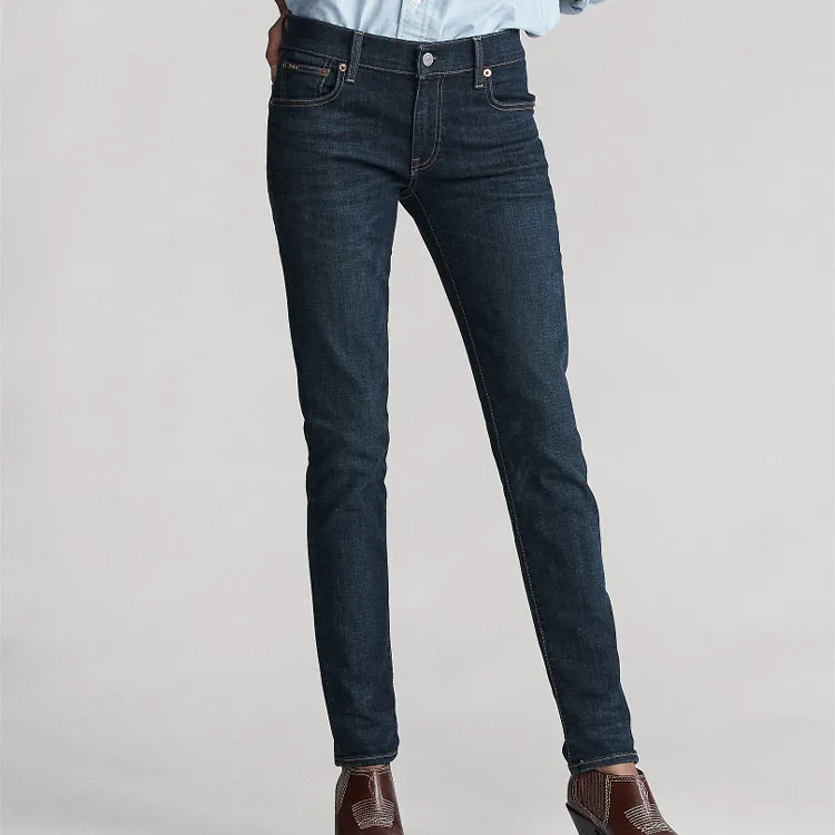 Polo Ralph Lauren SS22 Tompkins Jeans Women's Dark Blue-2