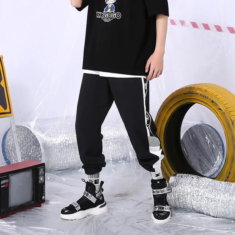 XXGOGO Straight Sports Pants Men's Black-7