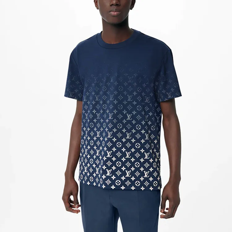 LOUIS VUITTON Lvse Monogram Gradient T-Shirt - POIZON