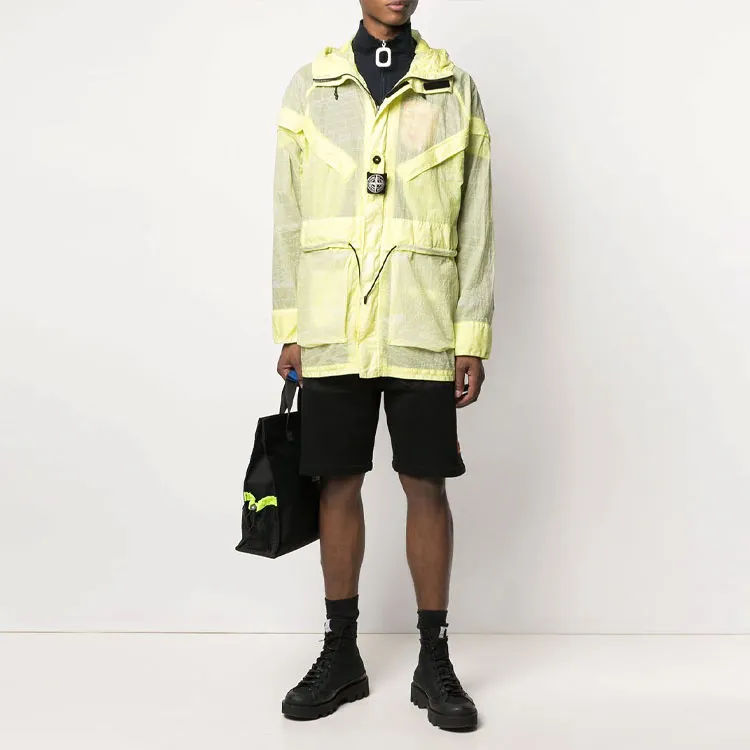 STONE ISLAND Jackets Men Yellow-1