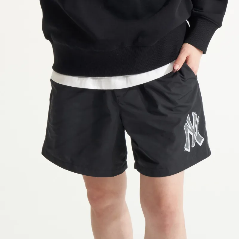 MLB New York Yankees Casual Shorts Unisex Black-2