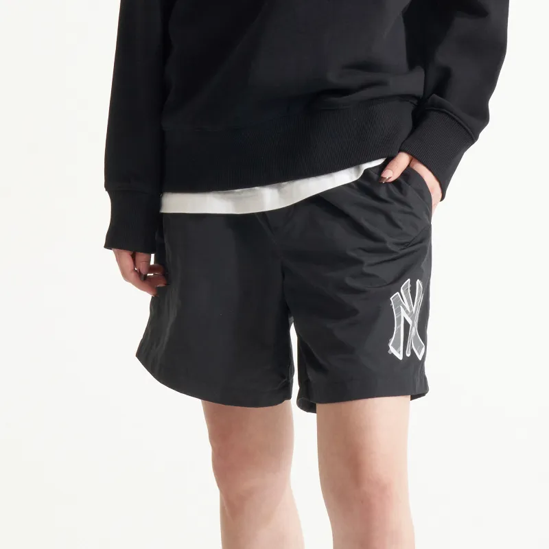 MLB New York Yankees Casual Shorts Unisex Black-3